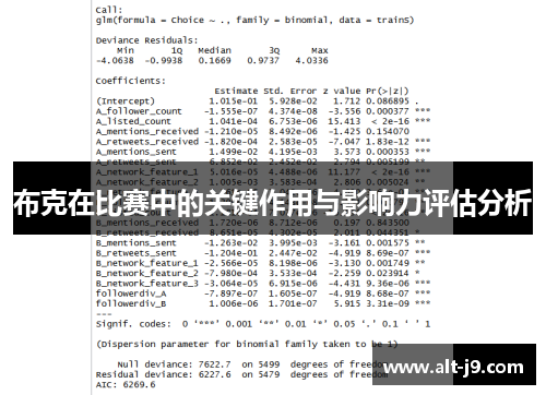 布克在比赛中的关键作用与影响力评估分析 布克在比赛中的关键作用与影响力评估分析